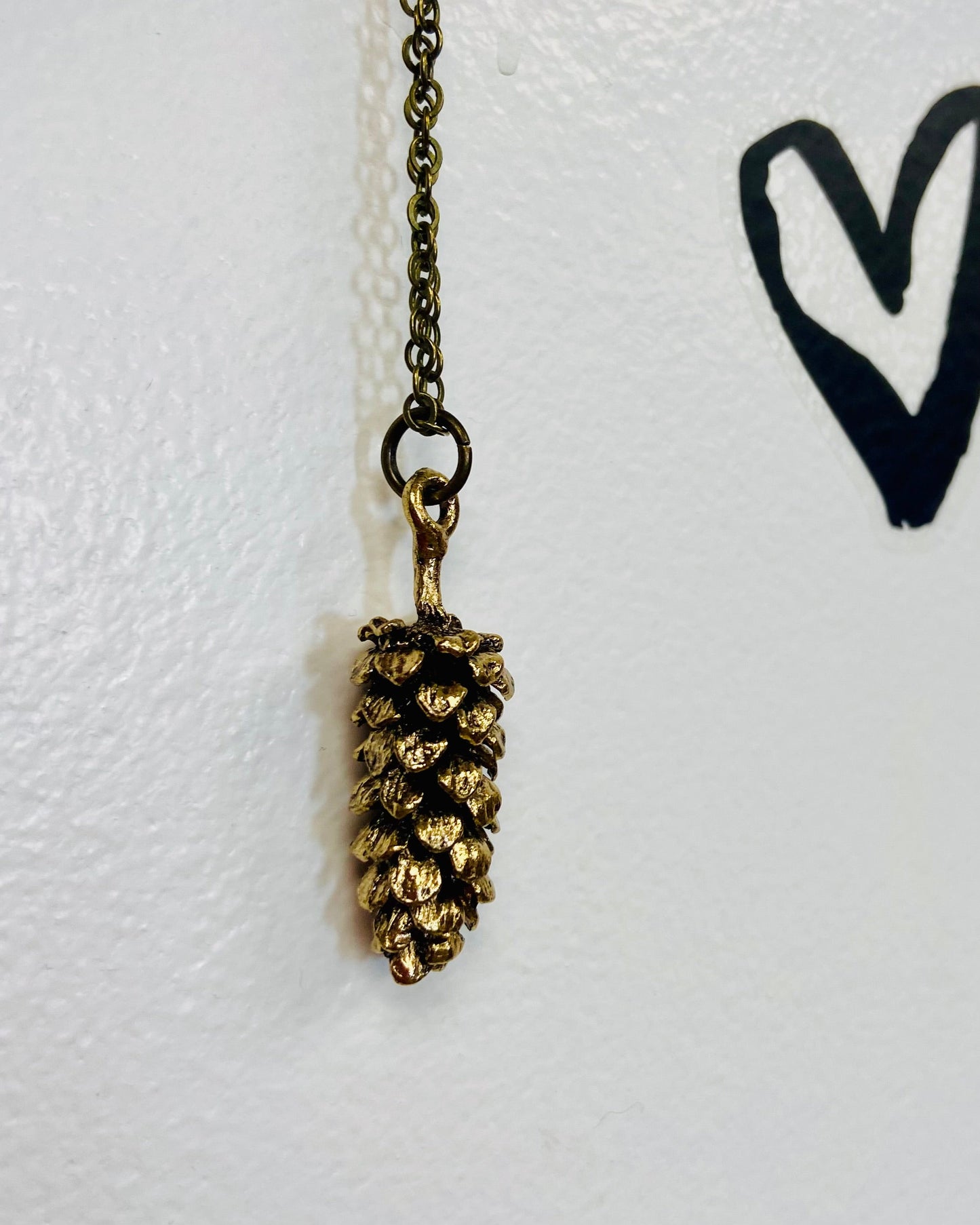 Large Pine Cone Necklace