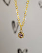 Gold Birthstone Necklace