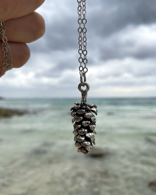 Large Pine Cone Necklace