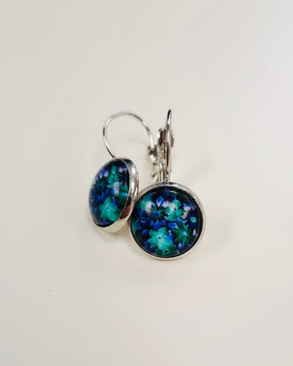 Breezy Bouquet Cabochon Drop Earrings