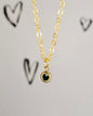 Gold Birthstone Necklace