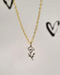 Birth Month Flower Necklace
