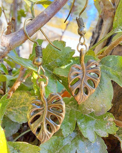 Split Leaf Earrings