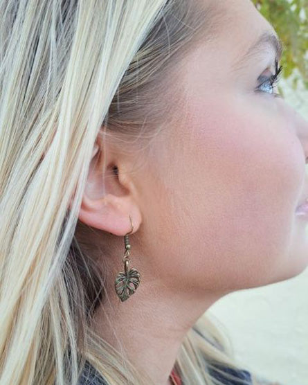 Split Leaf Earrings