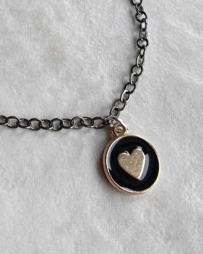 black heart bracelet