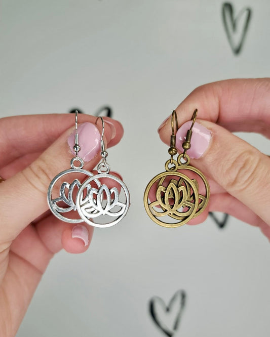 Lotus Earrings