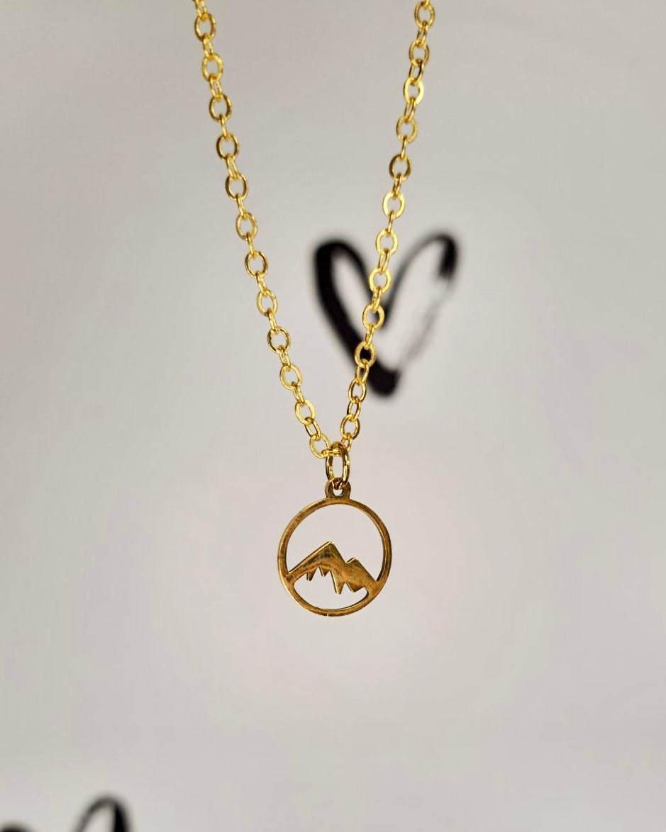 Mountain Gold Necklace