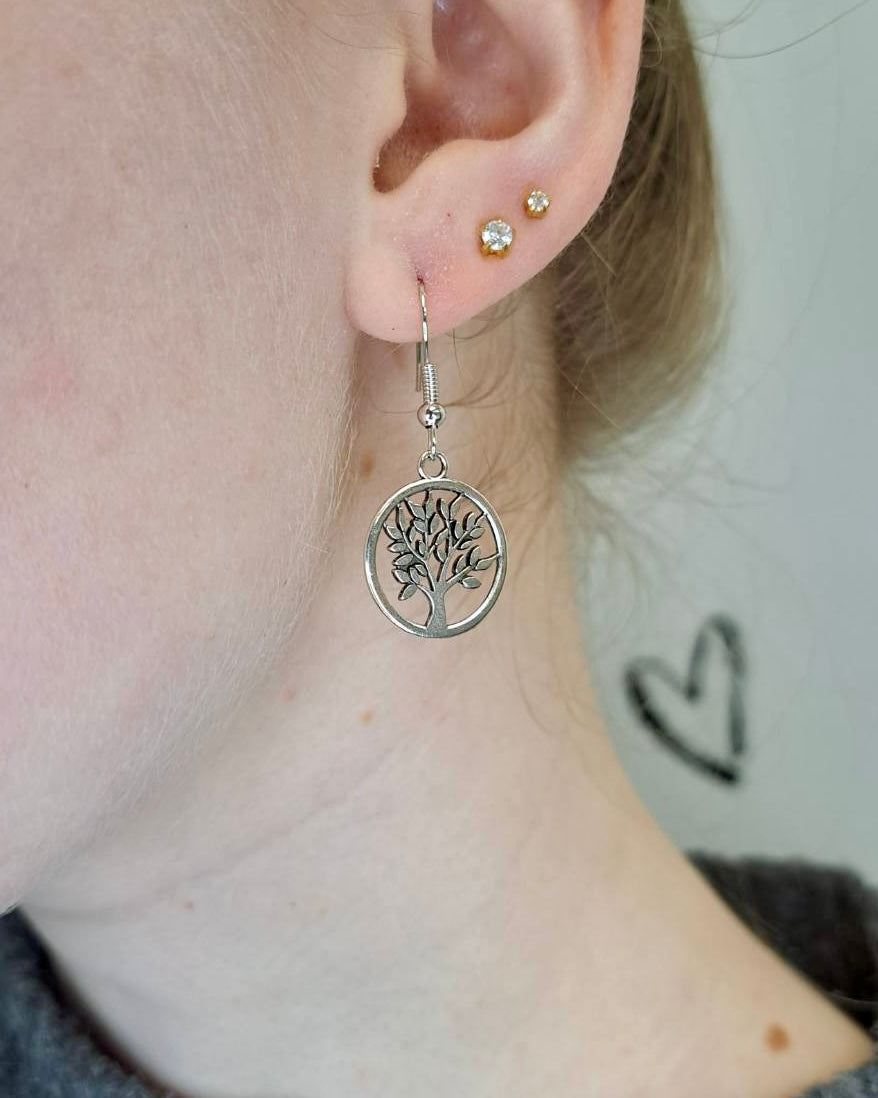 Oak Tree Earrings