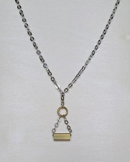 Rectangular Tube Necklace