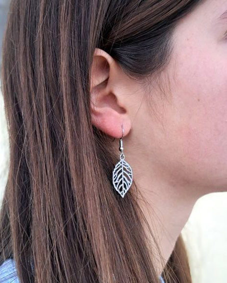 Apple Leaf Earrings