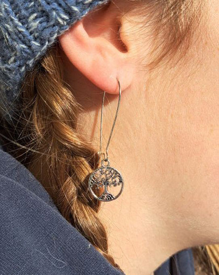 Tree of Life Drop Earrings