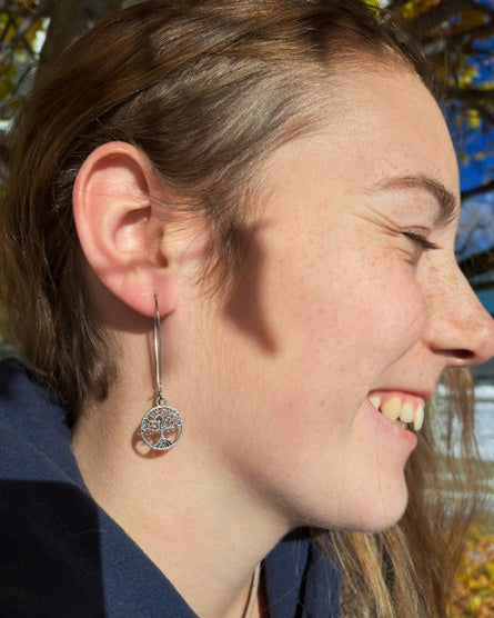 Tree of Life Drop Earrings